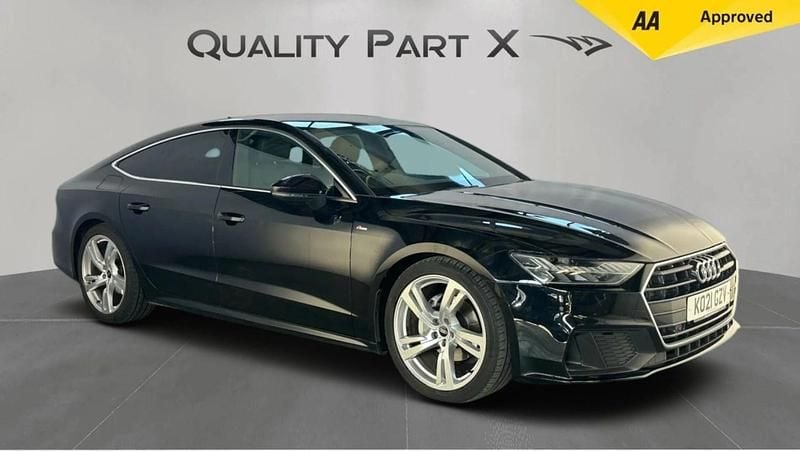 Black Used 2021 Audi A7 Sportback S-Line Hatchback | £23,550 (Super price) - Image 1/4