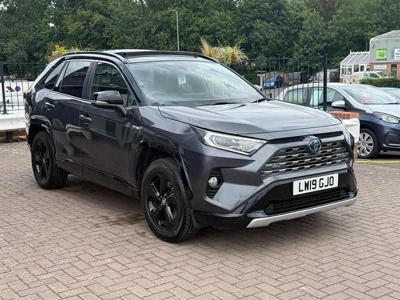 Grey Used 2019 Toyota RAV4 Hybrid SUV | £19,299 (Expensive) - Image 1/4