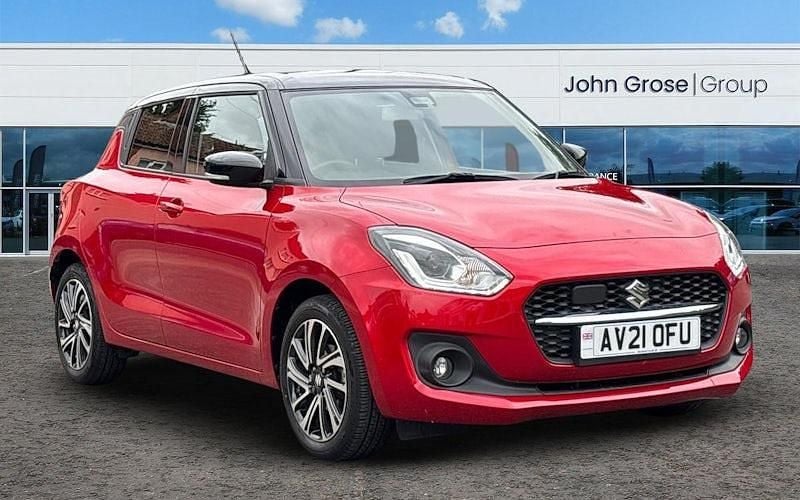 Red Used 2021 Suzuki Swift SZ5 Hatchback | £12,995 (Fair price) - Image 1/3
