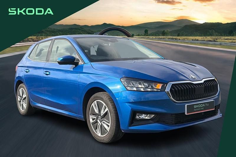 Used Skoda Fabia SE L 108 HP (79 kW) 2024 Blue Hatchback