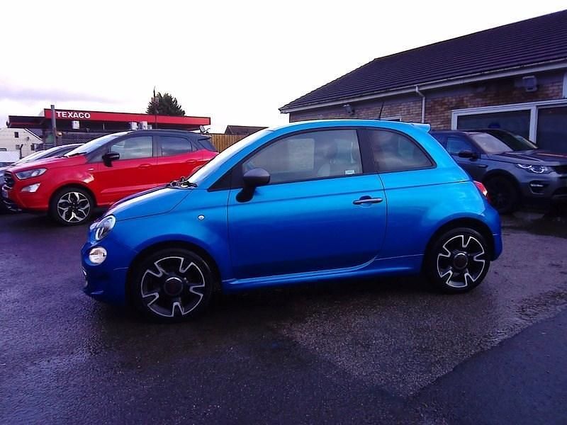 Used Fiat 500 S 69 HP (50 kW) 2017 Blue Hatchback