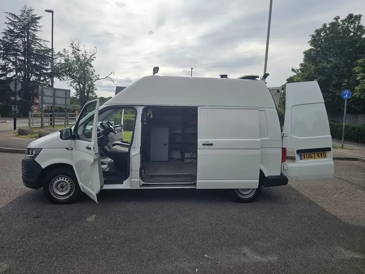 Used VW T6 150 HP (110 kW) 2017 White Van