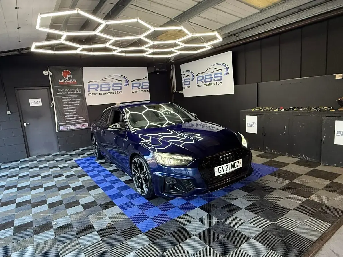 Used Audi A5 S-Line 2021 Blue Coupe