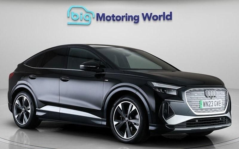 Used Audi Q4 Sportback e-tron S-Line 125 kW (170 HP) 2022 Black SUV