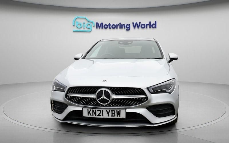 Used Mercedes CLA220 AMG line 190 HP (139 kW) 2021 Silver Sedan