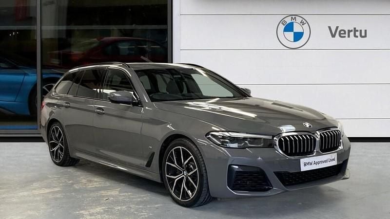 Grey Used 2021 BMW 520 M Sport Estate | £26,600 (Fair price) - Image 1/3