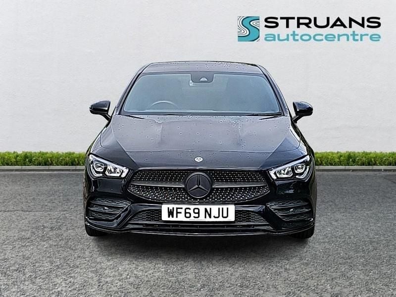 Used Mercedes CLA200 AMG line 163 HP (119 kW) 2019 Black Coupe