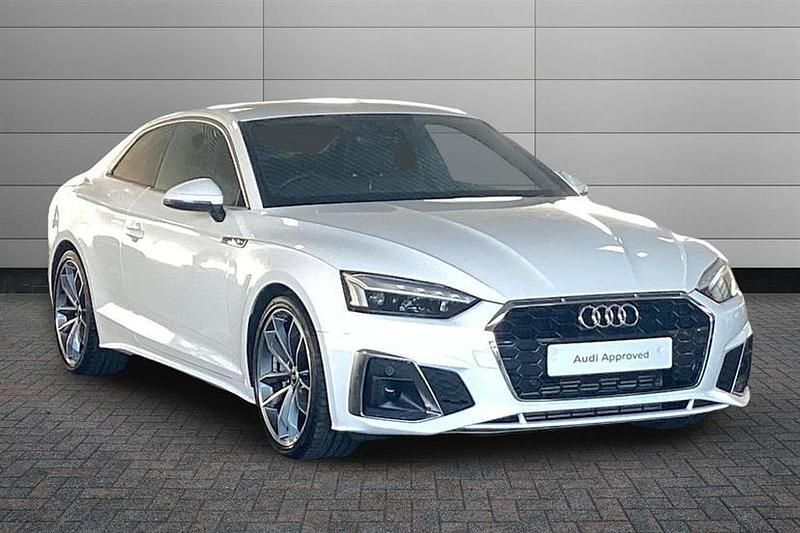 White Used 2022 Audi A5 S-Line Coupe | £26,795 (Fair price) - Image 1/4