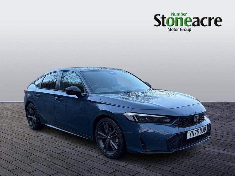 New Honda Civic Sport 140 HP (102 kW) 2025 Blue Hatchback