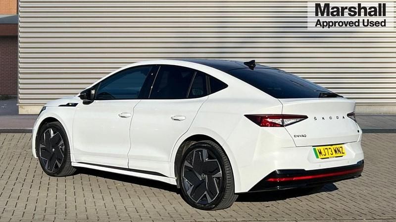 Used Skoda Enyaq iV vRS 219 kW (299 HP) 2023 White SUV