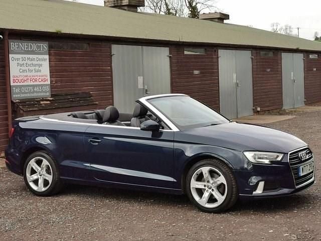 Used Audi Cabriolet Sport 150 HP (110 kW) 2017 Blue Cabriolet