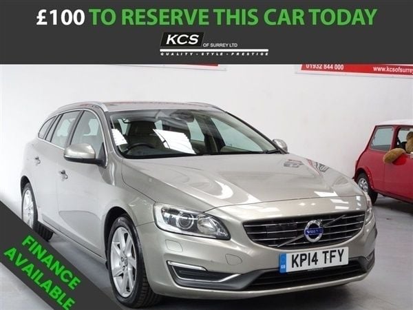 Gold Used 2014 Volvo V60 SE Lux Estate | £10,990 (Fair price) - Image 1/1