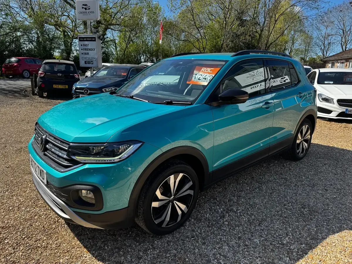 Used VW T-Cross Black Edition 2022 Turquoise SUV