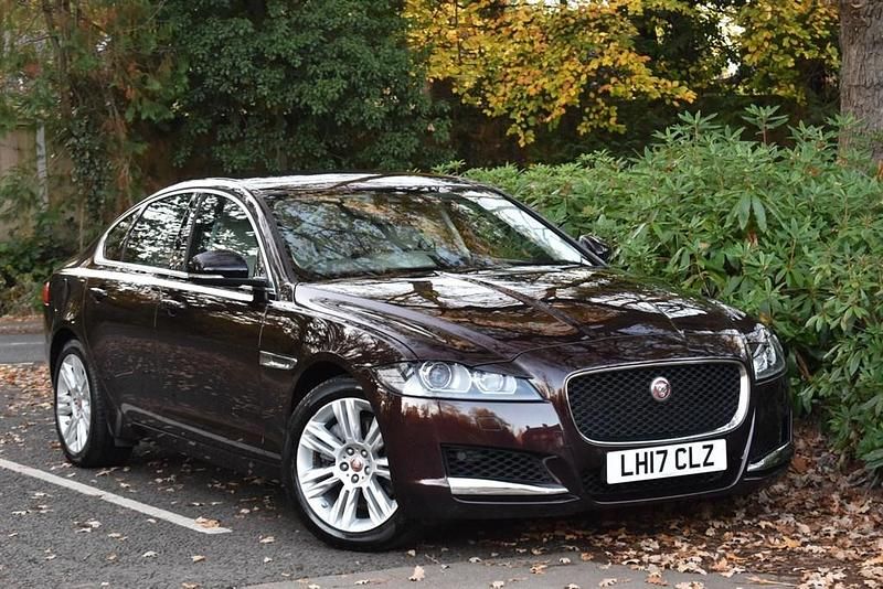Red Used 2017 Jaguar XF Prestige Sedan | £13,790 (Fair price) - Image 1/4