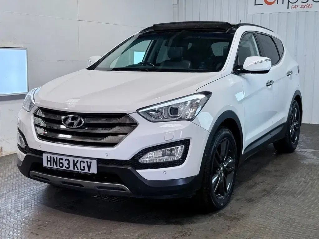 Used Hyundai Santa Fe Premium SE 194 HP (142 kW) 2013 White SUV