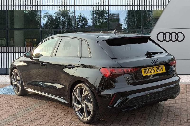 Used Audi A3 Sportback Black Edition 150 HP (110 kW) 2025 Black Hatchback