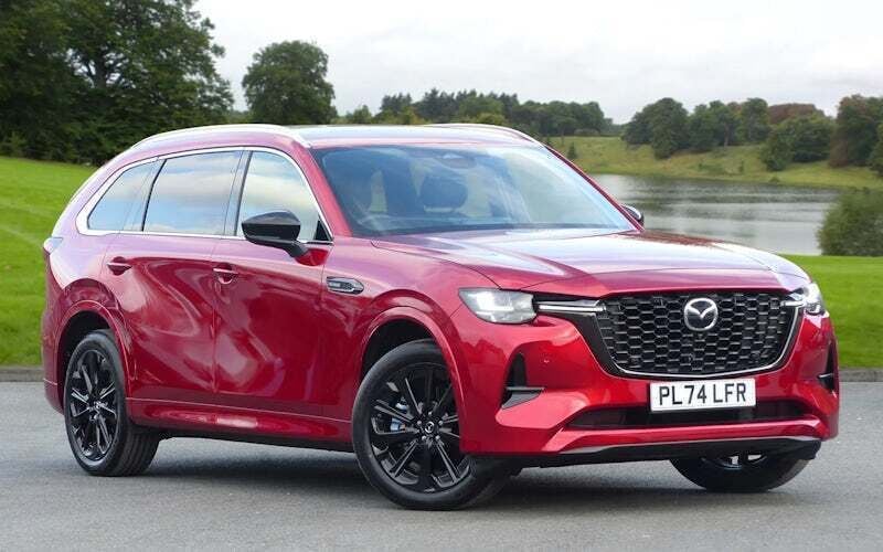 Soul red crystal Used 2025 Mazda CX-80 Homura-Line SUV | £48,495 (A bit pricey) - Image 1/4