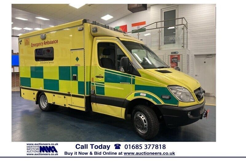 Yellow Used 2012 Mercedes Sprinter Van | £5,270 (Fair price) - Image 1/4