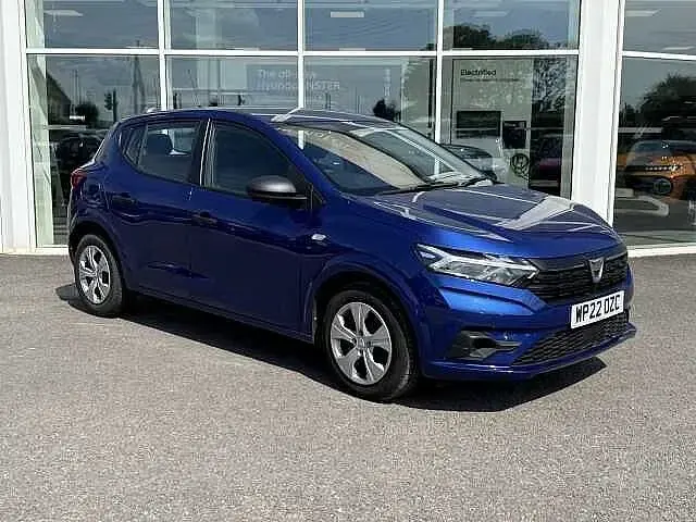 Begagnad Dacia Sandero Essentiel 2022 Blå Halvkombi