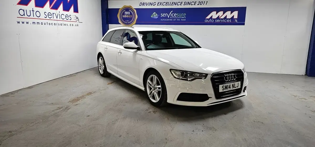 Used Audi A6 S-Line 2014 White Estate