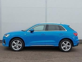 Begagnad Audi Q3 S-Line 190 HK (139 kW) 2019 Blå SUV