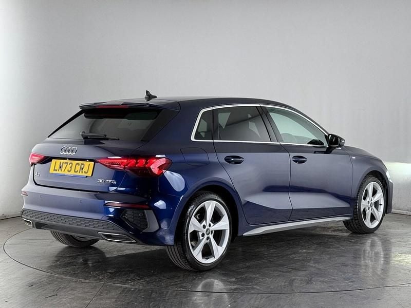 Used Audi A3 Sportback S-Line 2023 Blue Hatchback