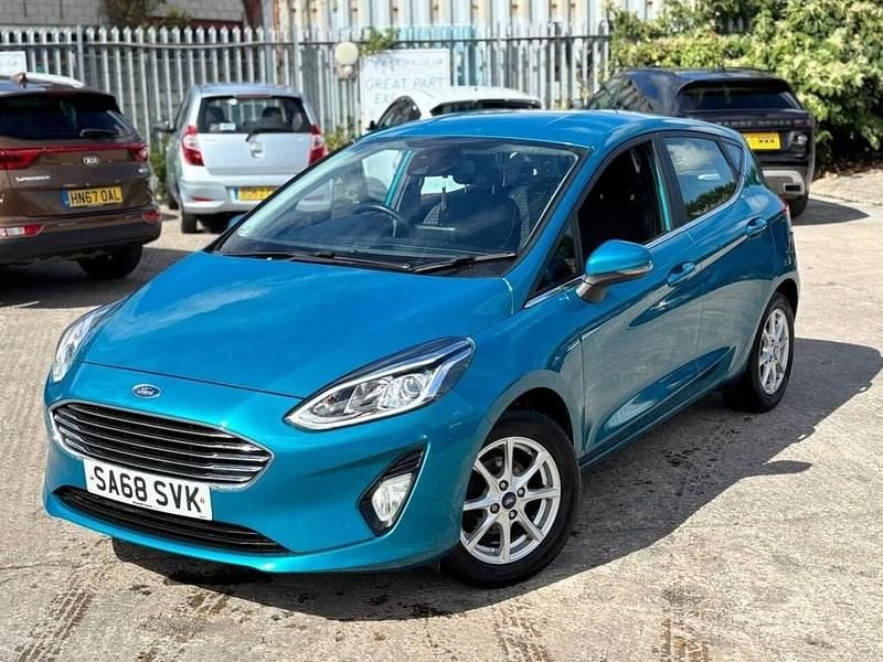 Blue Used 2018 Ford Fiesta Zetec Hatchback | £5,990 (Good price) - Image 1/3