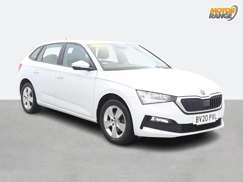 White Used 2020 Skoda Scala SE Hatchback | £11,695 (Fair price) - Image 1/4