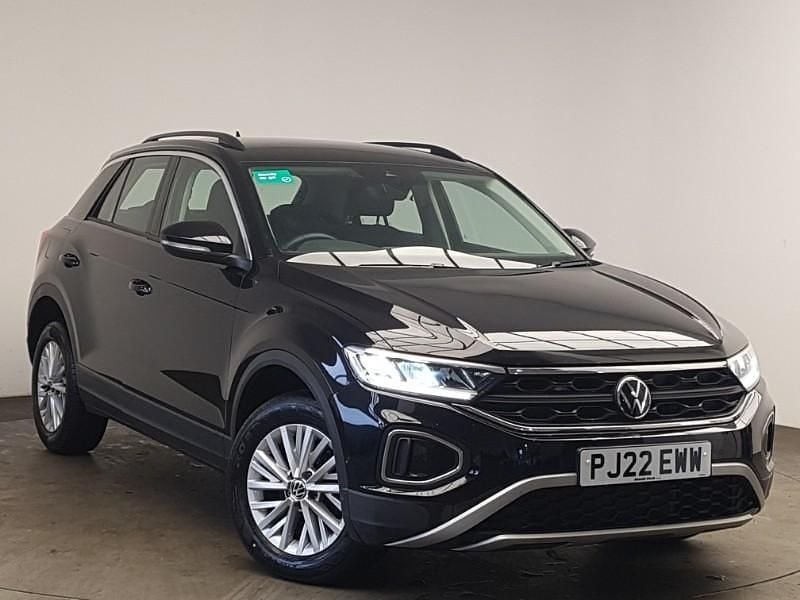 Black Used 2022 VW T-Roc Life SUV | £17,998 (Fair price) - Image 1/4