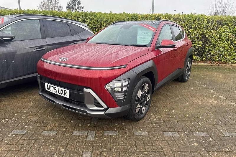 Red New 2025 Hyundai Kona Ultimate SUV | £29,990 (Fair price) - Image 1/4