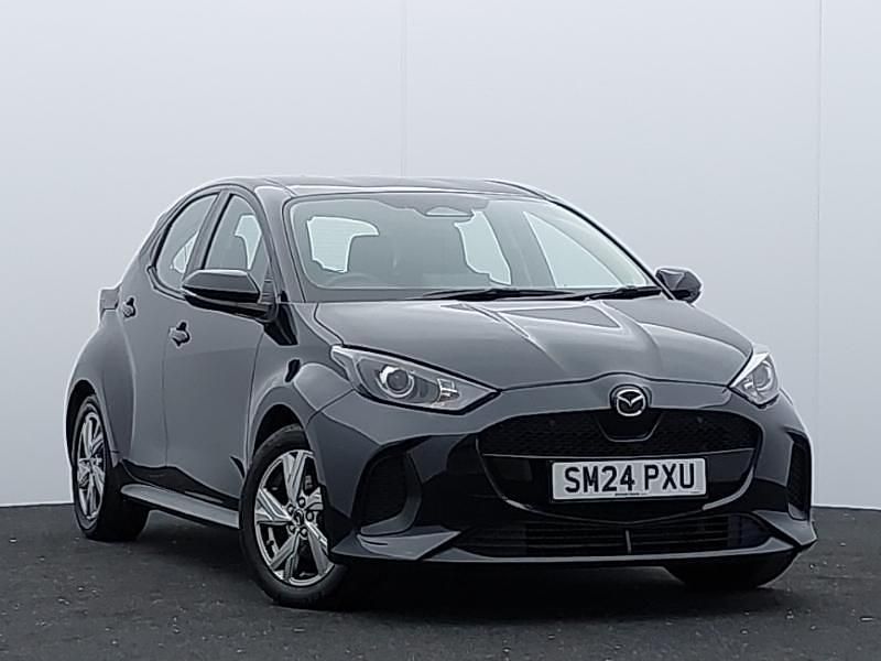 Black Used 2024 Mazda 2 Exclusive-Line Hatchback | £15,998 (Fair price) - Image 1/4