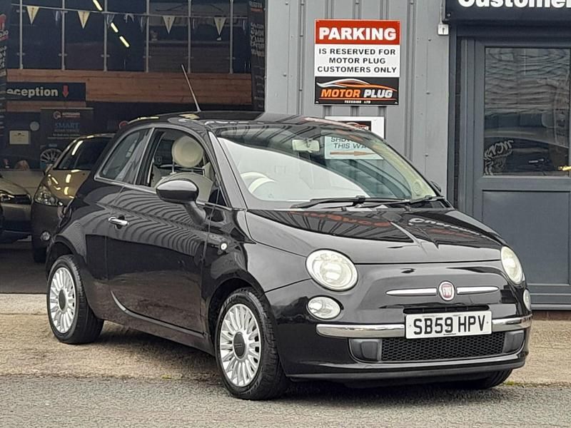 Used Fiat 500 Lounge 69 HP (50 kW) 2010 Black Hatchback