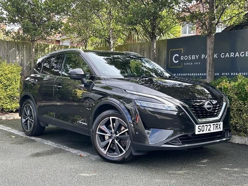 Black Used 2022 Nissan Qashqai Tekna SUV | £24,500 (A bit pricey) - Image 1/4