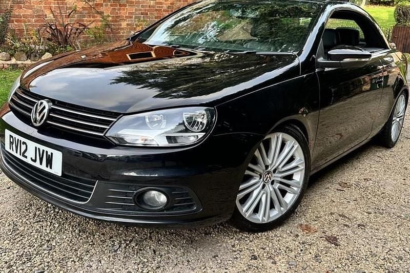 Black Used 2012 VW Eos Sportline Cabriolet | £2,875 (Fair price) - Image 1/1