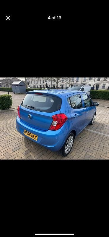 Used Vauxhall Viva 75 HP (55 kW) 2015 Blue Hatchback