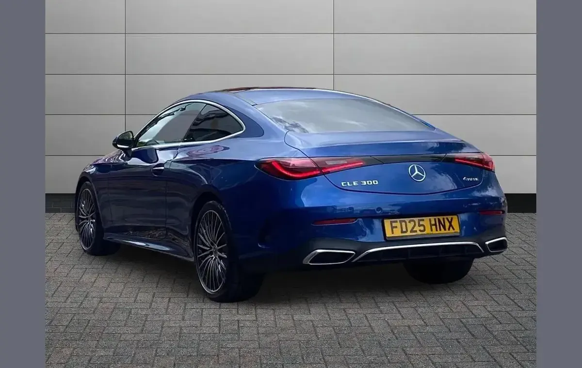 Used Mercedes CLE300 AMG Line Premium 280 HP (205 kW) 2025 Blue Coupe