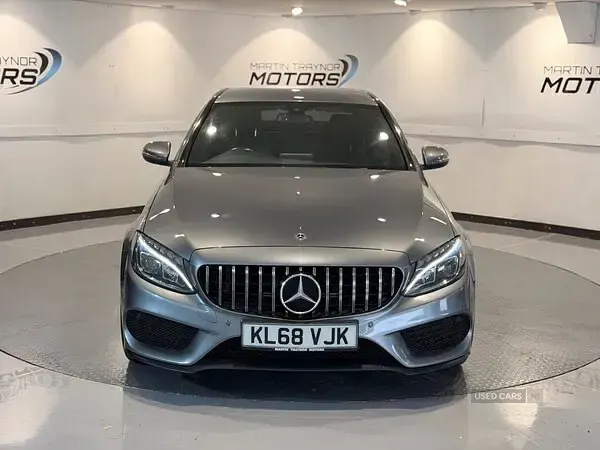 Used Mercedes C200 AMG line 2019 Grey Sedan
