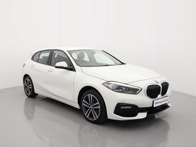 White Used 2022 BMW 118 Sport Line Hatchback | £17,990 (Good price) - Image 1/4