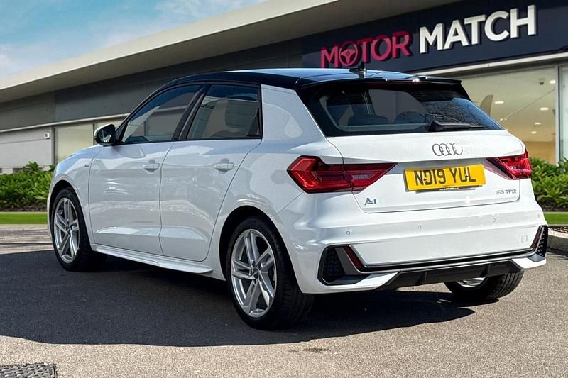 Used Audi A1 Sportback S-Line 2019 White Hatchback