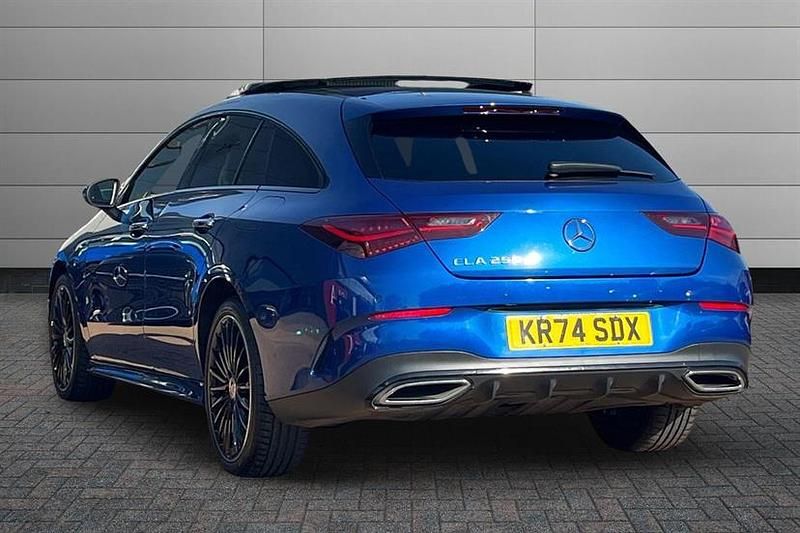 Used Mercedes CLA250e AMG Line Premium Plus 218 HP (160 kW) 2024 Spectral blue Sedan
