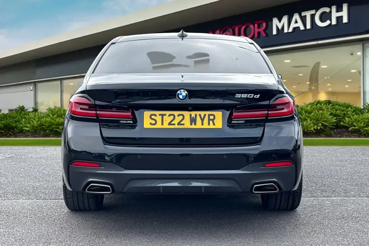 Used BMW 520 M Sport 2022 Black Sedan