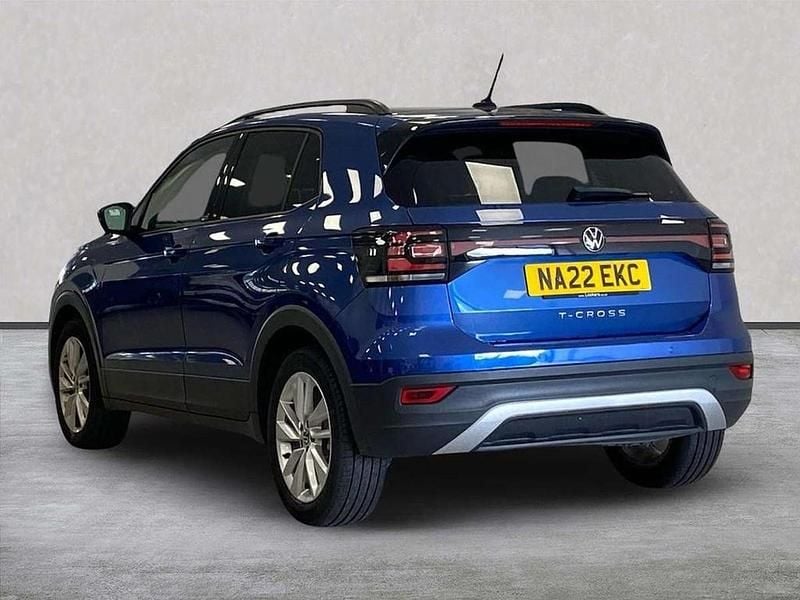 Used VW T-Cross Active 110 HP (80 kW) 2022 Blue SUV