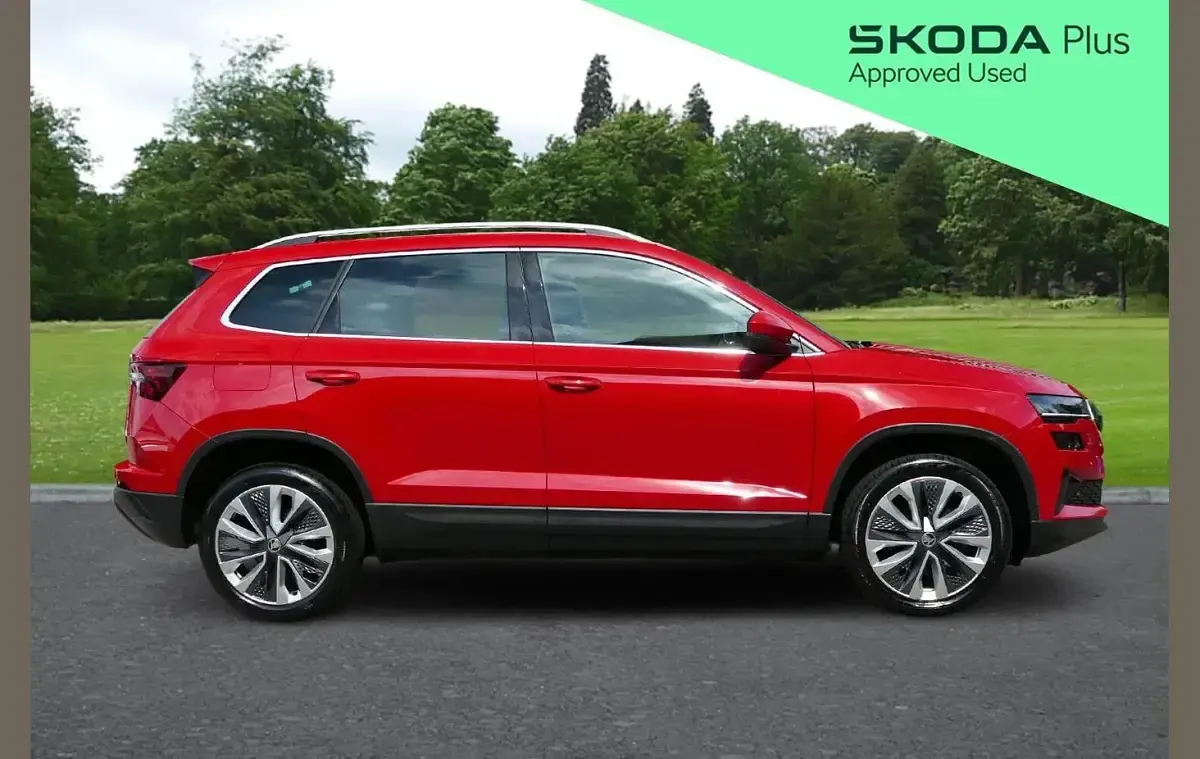 Used Skoda Karoq SE L 150 HP (110 kW) 2023 Red SUV