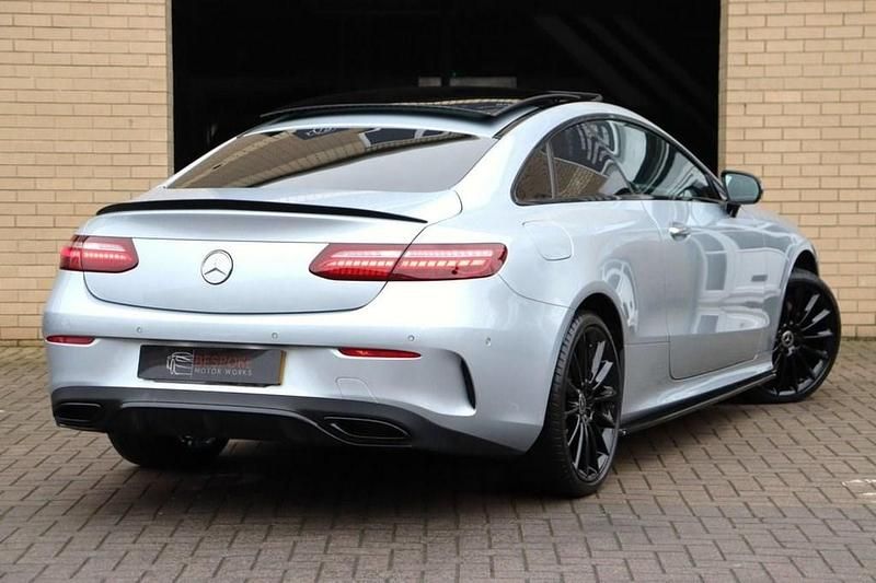 Used Mercedes E300 AMG line 281 HP (206 kW) 2022 Silver Coupe