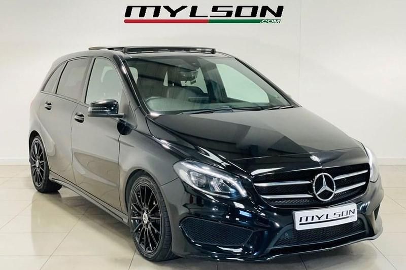 Used Mercedes B200 AMG line 136 HP (100 kW) 2015 Black MPV