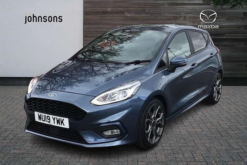 Used Ford Fiesta ST-Line 121 HP (88 kW) 2019 Blue Hatchback