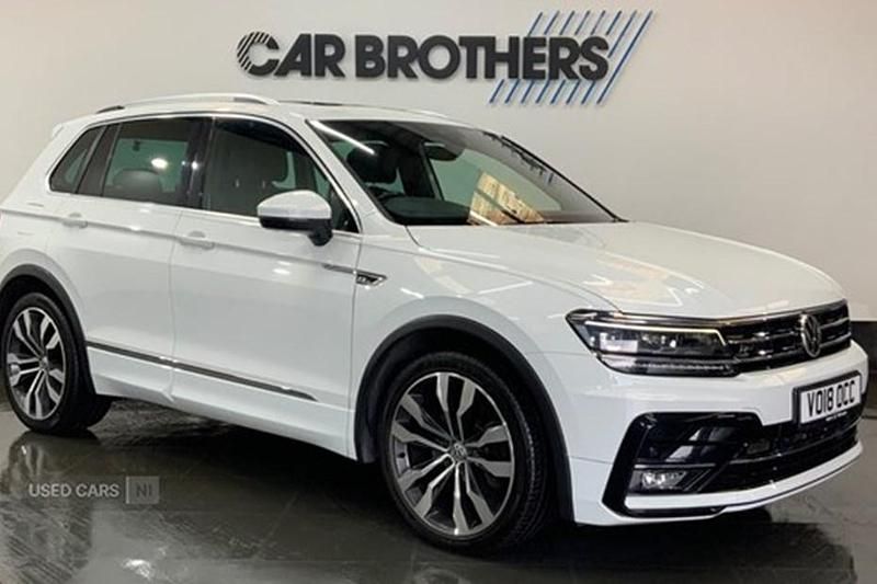 White Used 2018 VW Tiguan R-line SUV | £18,495 (Good price) - Image 1/1