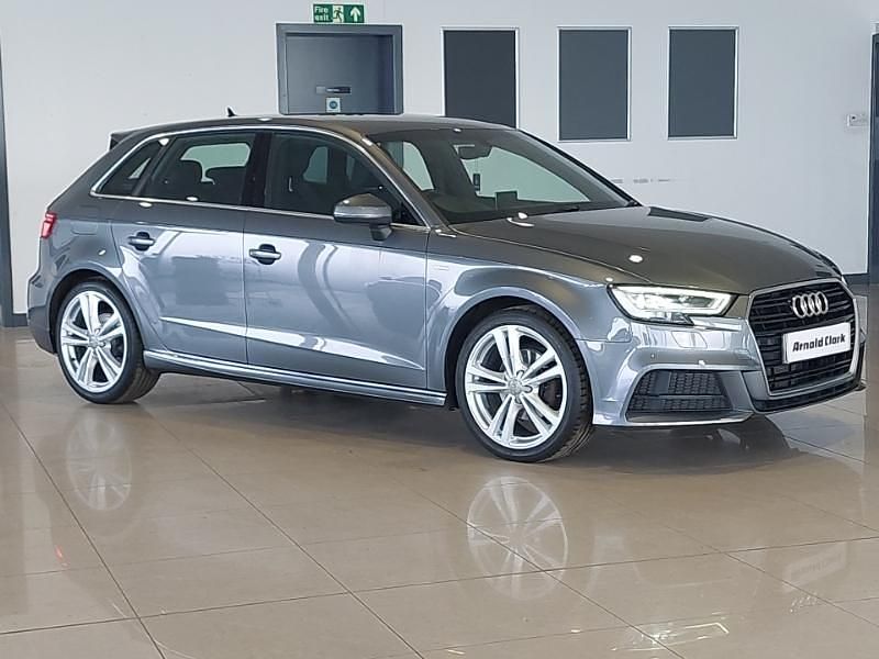Used Audi A3 S-Line 150 HP (110 kW) 2019 Grey Sedan