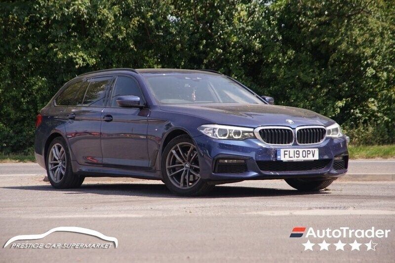 Blue Used 2019 BMW 520 M Sport Estate | £14,599 (Super price) - Image 1/4