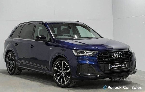 Blue Used 2022 Audi Q7 Black Edition SUV | £45,495 (A bit pricey) - Image 1/4